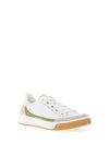 Ara Pebble Wide Fit Suede Laced Trainers, White