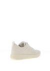 Ara Wide Fit Distressed Leather Trainers, Cream