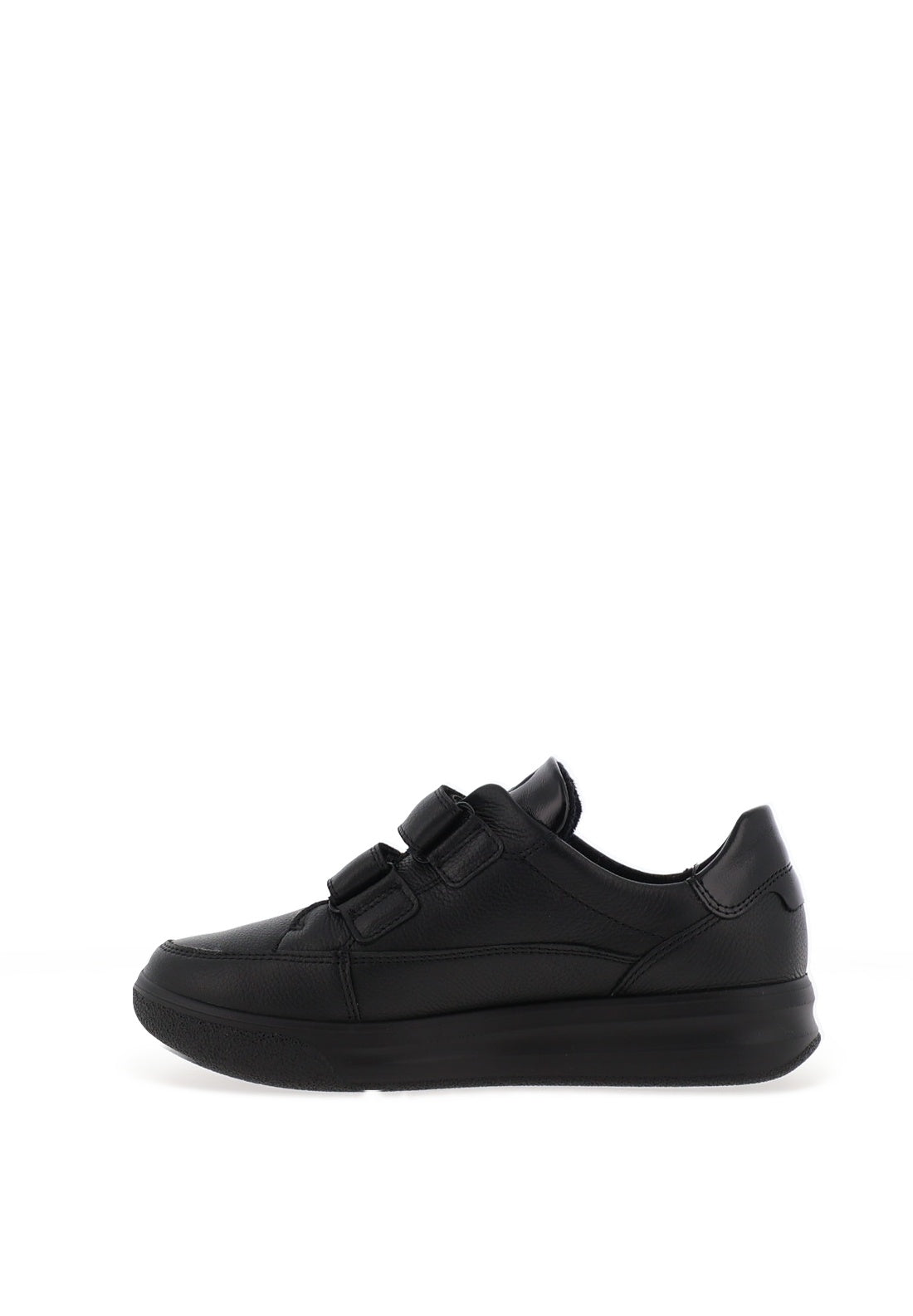 Ara Firenze Wide Fit Velcro Fastening Comfort Shoe, Black