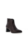 Ara Suede Leather V Topline Heeled Ankle Boots, Brown