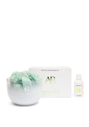 Aromabotanical Aventurine Crystal Potpourri Set