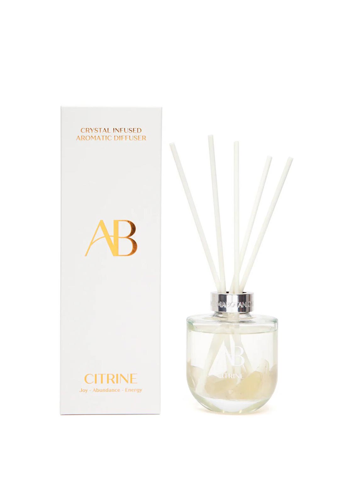 Aromabotanical Citrine Crystal Diffuser Set