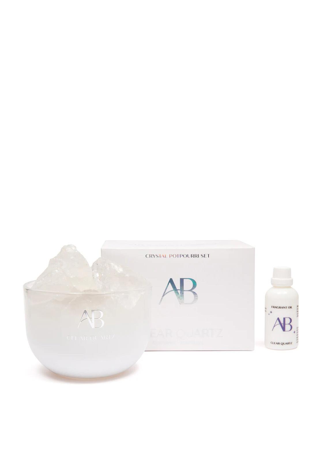 Aromabotanical Clear Quartz Crystal Potpourri Set