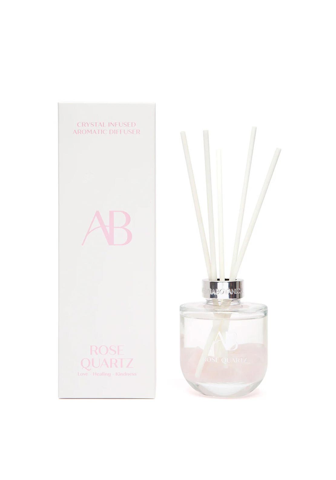 Aromabotanical Rose Quartz Crystal Diffuser Set