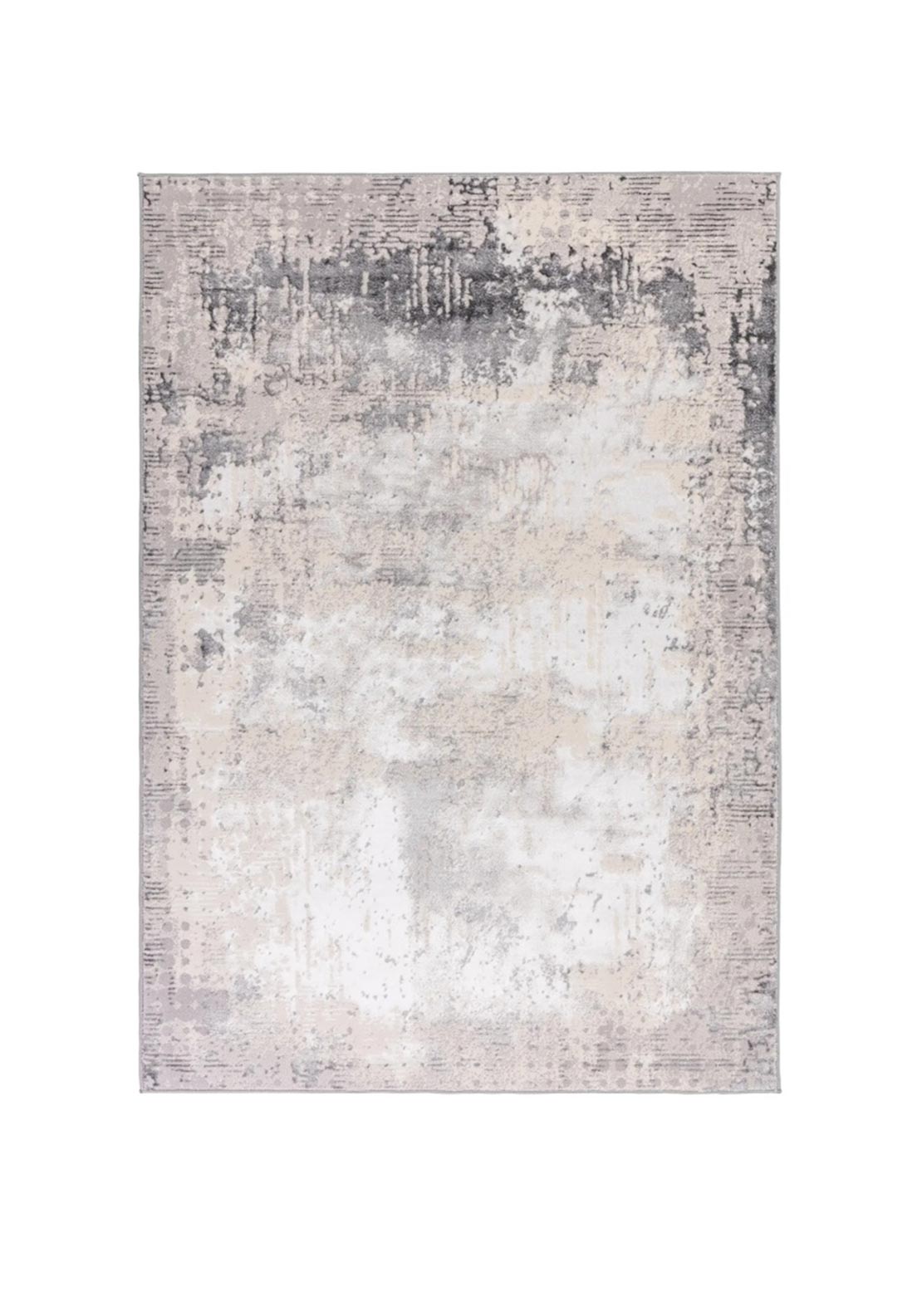 Asiatic London Ritz 07 Printed Rug, Beige and Grey