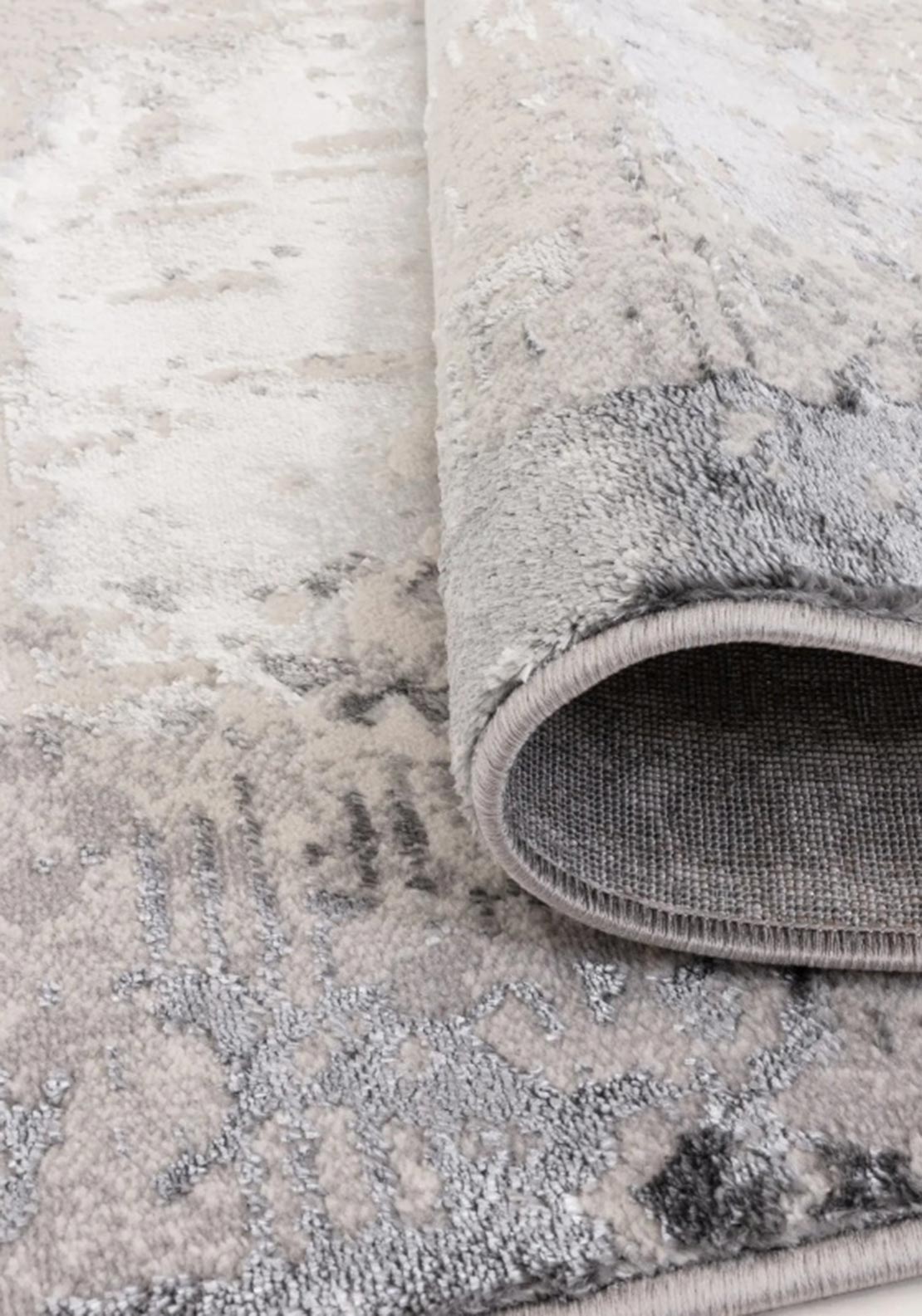 Asiatic London Ritz 07 Printed Rug, Beige and Grey