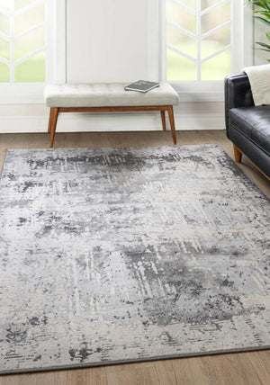 Asiatic London Ritz 07 Printed Rug, Beige and Grey