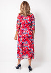 Avalon Abstract Floral Print Dress and Bolero Set, Coral