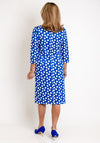 Avalon Zoe Polka Dot Pencil Midi Dress, Royal