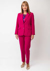 Avalon Dolores Tailored Blazer, Magenta Pink
