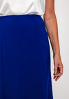 Avalon Panel Flared Midi Skirt, Royal Blue