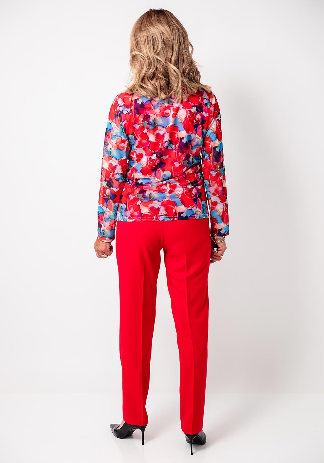 Avalon Floral Print Top, Pink Multi
