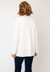 Avalon Rib Hem Cardigan, Cream