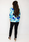 Avalon Watercolour Print Top, Blue