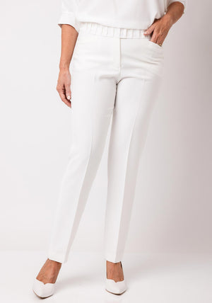 Avalon Penny Tapered Trousers, White