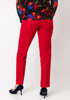 Avalon Penny Tapered Trousers, Red