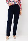 Avalon Penny Straight Leg Trousers, Navy