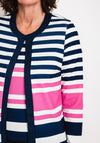 Avalon Striped Jacket & Top Twinset, Pink