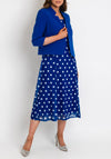 Avalon Two Piece Bolero & Dress, Royal Blue & White