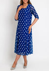 Avalon Two Piece Bolero & Dress, Royal Blue & White