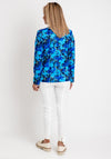 Avalon Print Jacket & Top Twinset, Blue