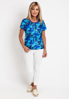 Avalon Print Jacket & Top Twinset, Blue