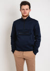 Avventura 610 Quarter Zip Pocket Sweatshirt, Navy