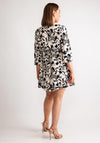 Vero Moda Ivone Flower Aline Mini Dress, Black