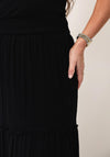 Vero Moda Aware Keeley High Waist Cotton Midi Skirt, Black