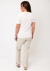 Vero Moda AWARE Basic Striped T-Shirt, White
