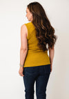 Vero Moda Aware Colbie Ribbed V Neck Tank Top, Yellow