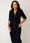 Vero Moda AWARE Hanna Cropped Knitted Cardigan, Navy