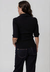 Vero Moda AWARE Hanna Cropped Knitted Cardigan, Navy