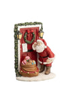 Belleek Aynsley Santa At The Front Door Christmas Ornament