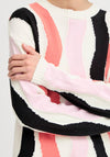 b.young Oma Wavy Print Jumper, Multi Coloured