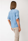 B.Young Kosmo Denim-Look Blouse, Light Blue