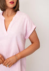 B.Young Falakka V-Neck Blouse, Pink