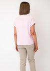 B.Young Falakka V-Neck Blouse, Pink