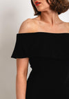 B.Young Rosalia Off Shoulder Top, Black