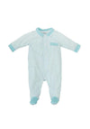 Babidu Baby Boy Striped Babygrow, Blue