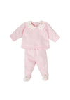Babidu Baby Girl Two Piece Set, Pink