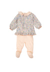 Babidu Baby Girl Floral Top and Bottom Set, Multi