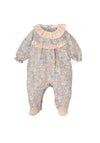 Babidu Baby Girl Long Sleeve Floral Sleepsuit, Multi