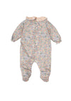 Babidu Baby Girl Long Sleeve Floral Sleepsuit, Multi