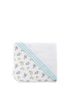 Babidu Baby Boy Animal Hooded Towel, White Multi