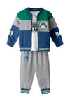 Hashtag Baby Boy 3 Piece Tracksuit, Green
