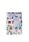 Snuggle Baby Animal Print Baby Blanket, Blue