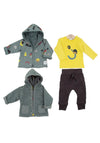 Babybol Baby Boy Forest 3 Piece Tracksuit, Green