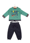 Babybol Baby Boy Today Skate Tracksuit, Green
