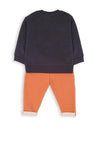 Babybol Baby Boy Wild Two Piece Set, Navy Multi